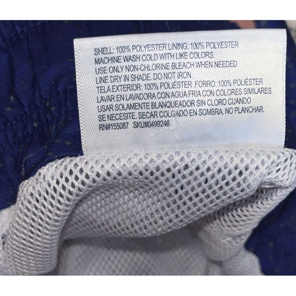 Barracuda Bay Men's Swim Trunks Sz M Mesh Lined Recreational Water Sports Blue - Picture 4 of 4